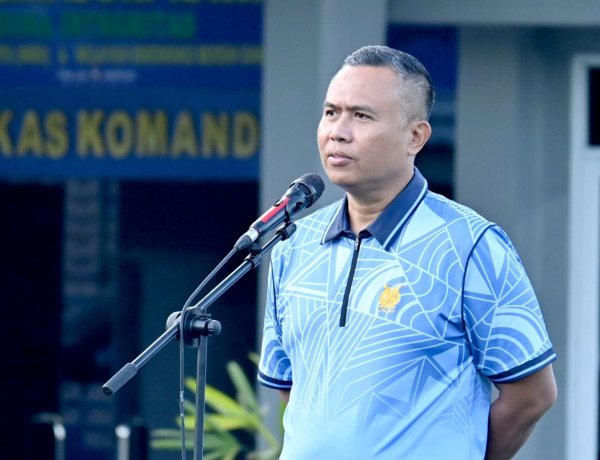 Langkah Seirama, Silaturahmi Terjaga, Soliditas Personel Semakin Menyala! Danlanud Sjamsudin Noor Rajut Kebersamaan Melalui Olahraga Bersama